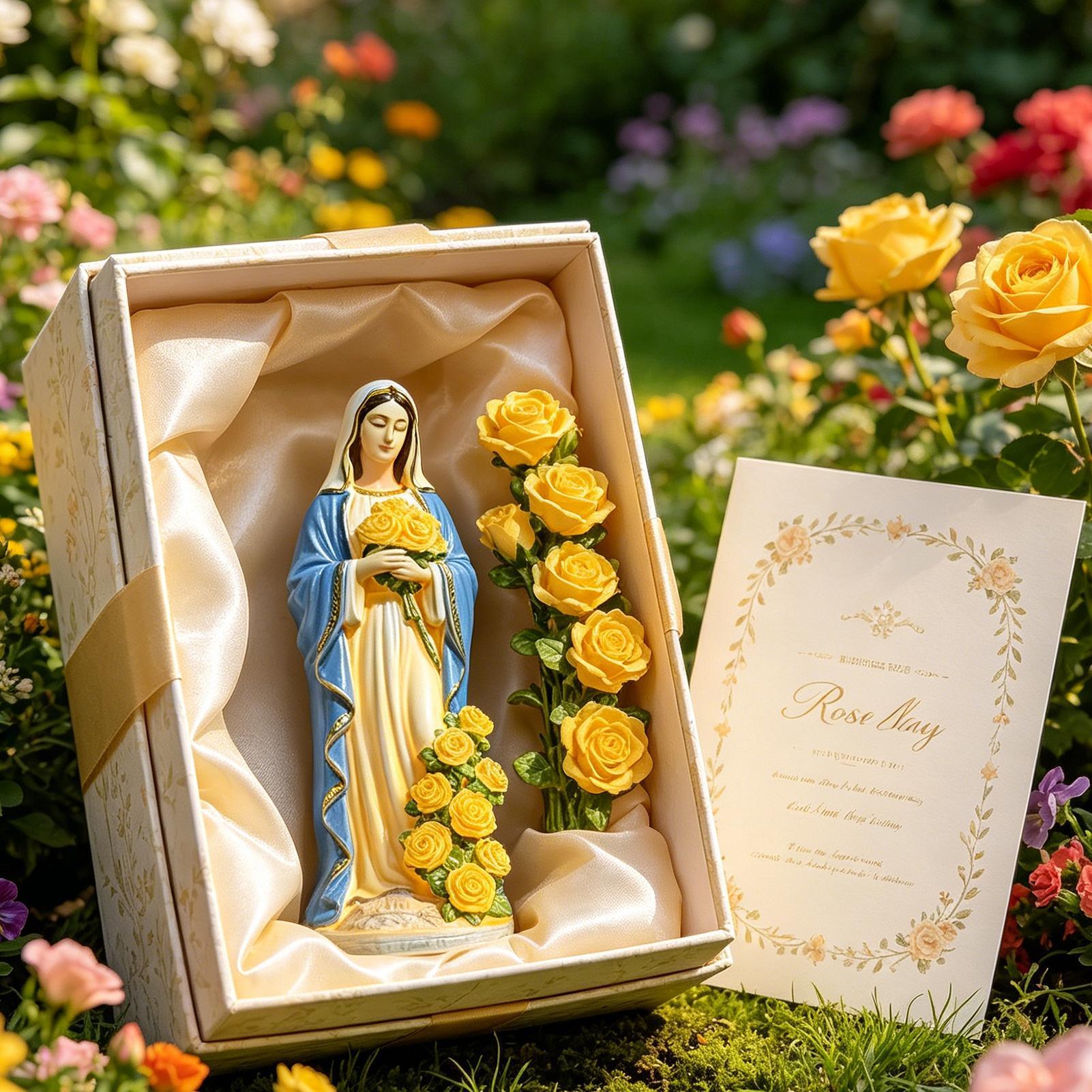 Estátua Solar da Virgem Maria  - Crafting Resin avaliação e preço